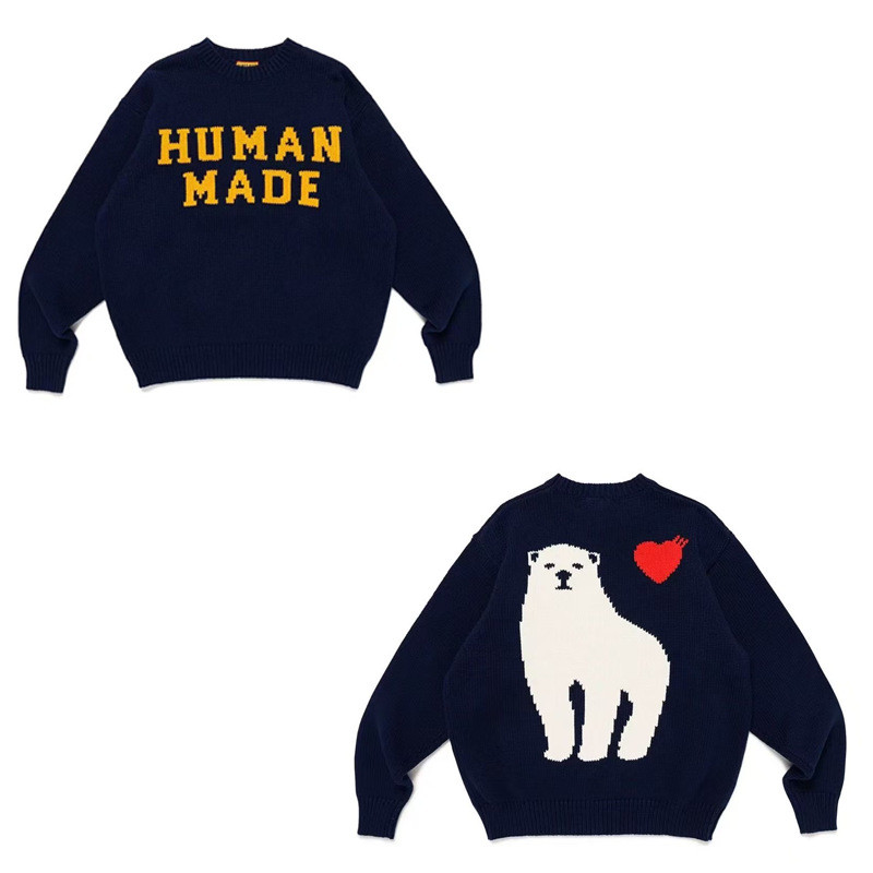 HUMAN MADE เสื้อกันหนาวสไตล์คลาย ๆ สำหรับผู้ชาย