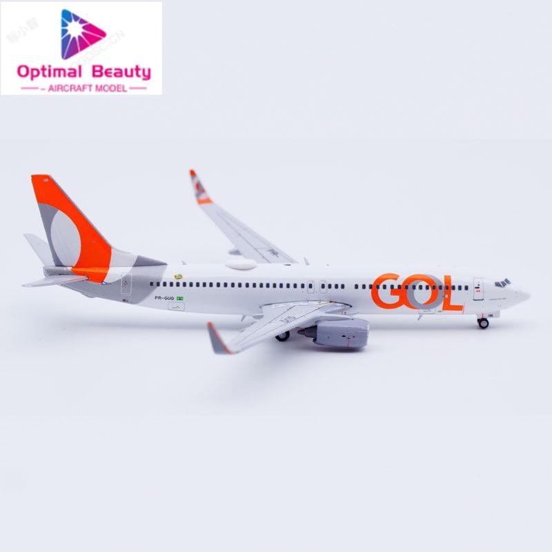 JCWING 1: 400 โมเดลเครื่องบินโลหะผสมบราซิล Gore Air GOL B737-800 PR-GUQ