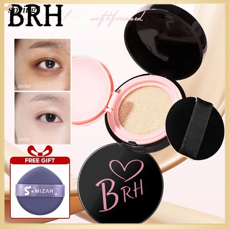 ✨ รองพื้นแบบคุชชั่น Brh Air Cushion เนื้อแมตต์ธรรมชาติ คอนซีลเลอร์ บีบีครีม ช่วยปกปิดรูขุมขน บำรุงผิ