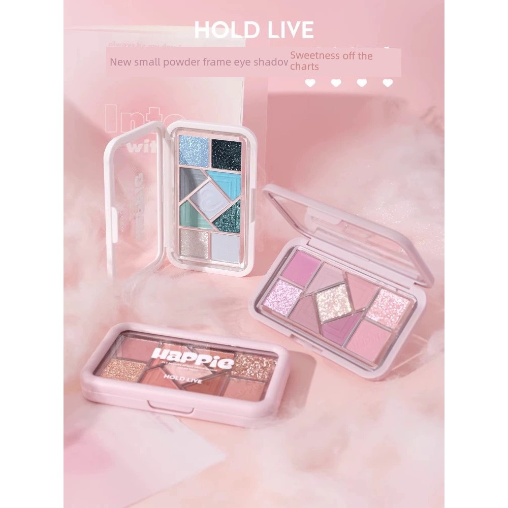 อายแชโดว์ eyeshadow HOLD LIVE Blush Pure Desire Nine Color Eyeshadow Palette