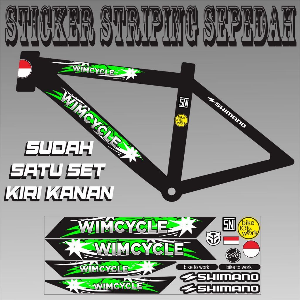 K89 POLET VARIATION สติ๊กเกอร์แถบจักรยาน