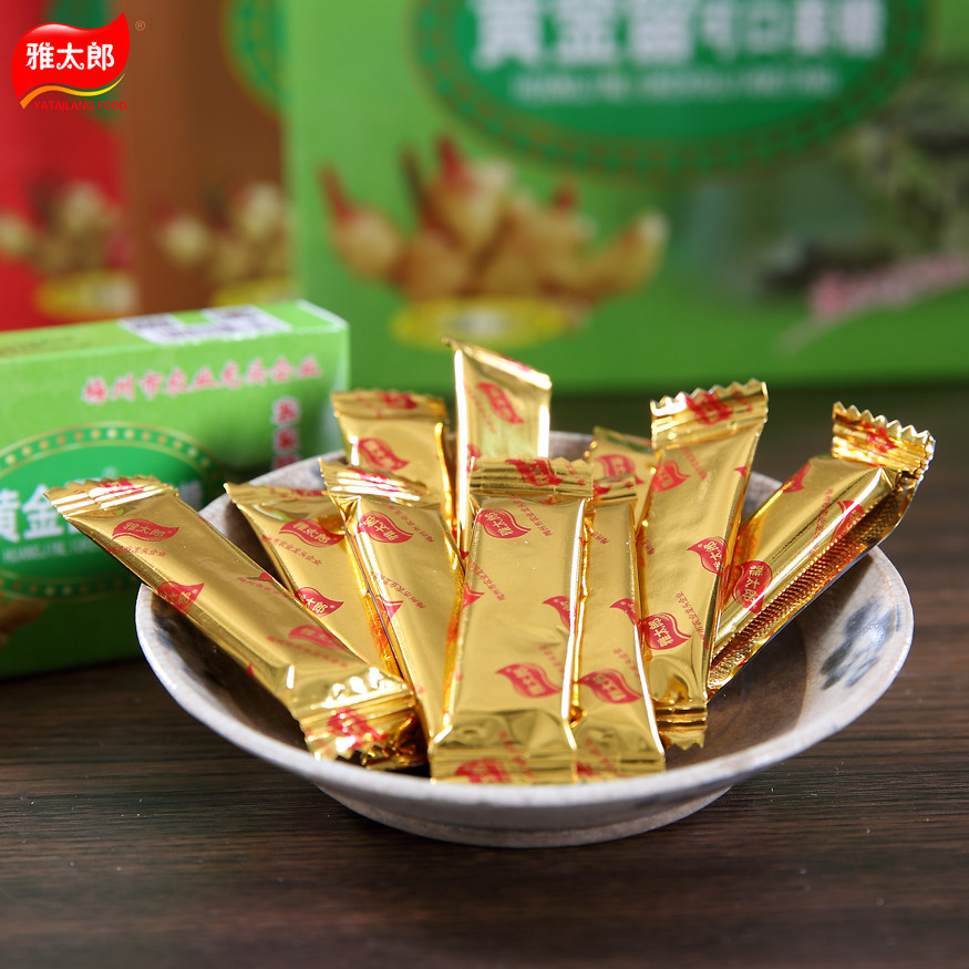 2025 สินค้าใหม่ Chaoshan Meizhou Ginger Candy Time-honored ยี่ห้อ Ginger Marshmallow Gummy Ginger Ca