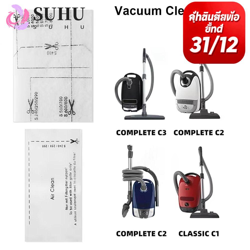 SUHU 6 ชุดเครื่องดูดฝุ่น,แพ็คไอเสียกรองผ้าฝ้าย,ทนทาน Air Clean เครื่องใช้ในบ้านอะไหล่สําหรับ Miele C