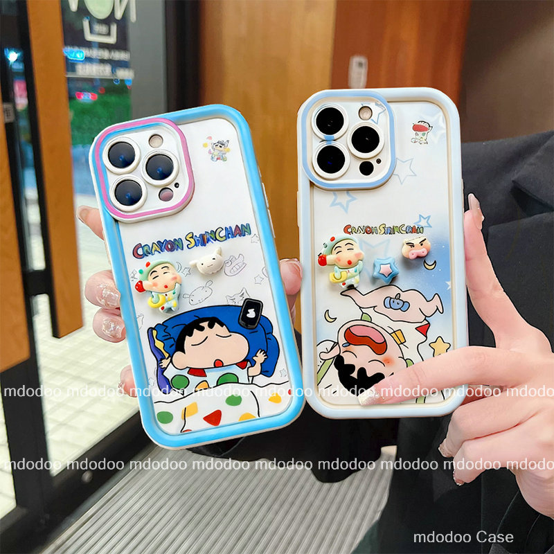 เคส Funny Creativity Crayon Shin-chan Cellphone for Redmi 15C Note 14 Pro+ 13 12 11s 11 10s 10 Pro 4