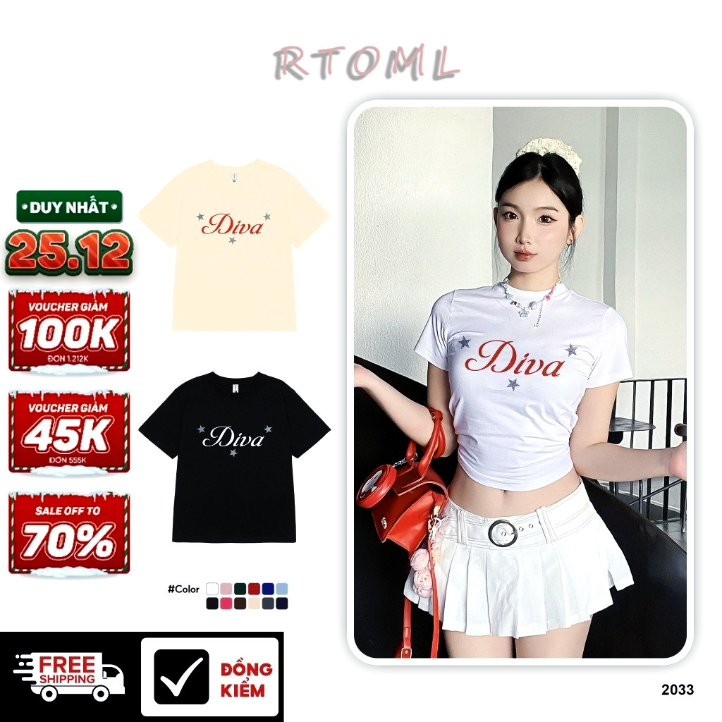 (24h Delivery) เสื้อยืดคอกลมเด็ก ผ้าคอตตอน 2c สุดเท่ พิมพ์ลายผสม Local Brand - RTOML
