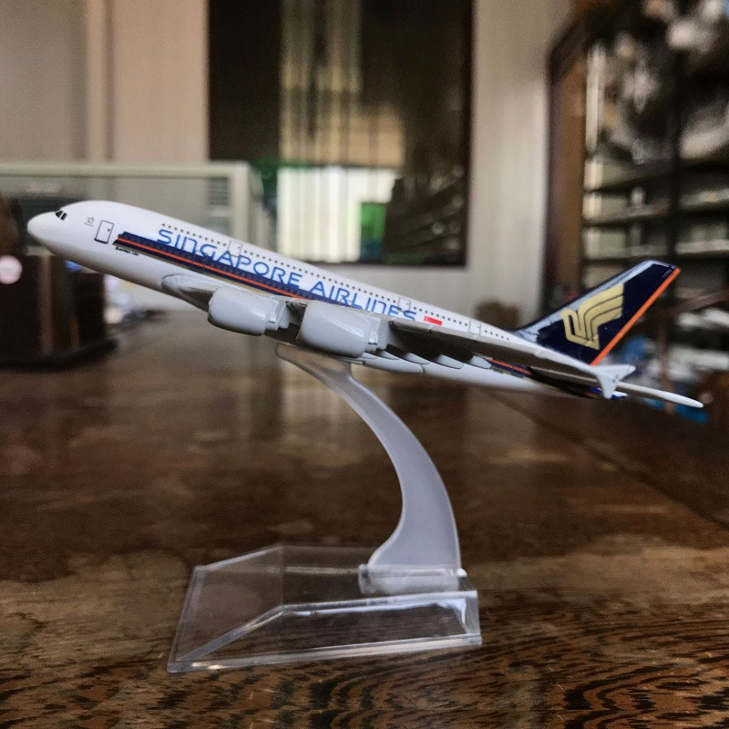 Singapore Airlines A380 16CM เครื่องบินรุ่น Airbus 380 Diecast เครื่องบินโลหะเครื่องบินรุ่น