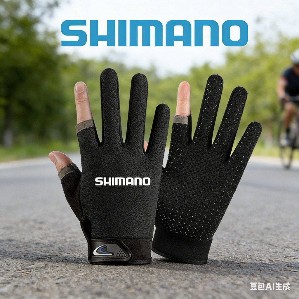 ถุงมือตกปลา SHIMANO ใหม่ มาพร้อมเทคโนโลยีกันลื่นและระบายอากาศ ออกแบบให้สวมใส่ง่าย มีความทนทาน และเหมาะสำหรับการขี่จักรยานและใช้งานหน้าจอสัมผัส