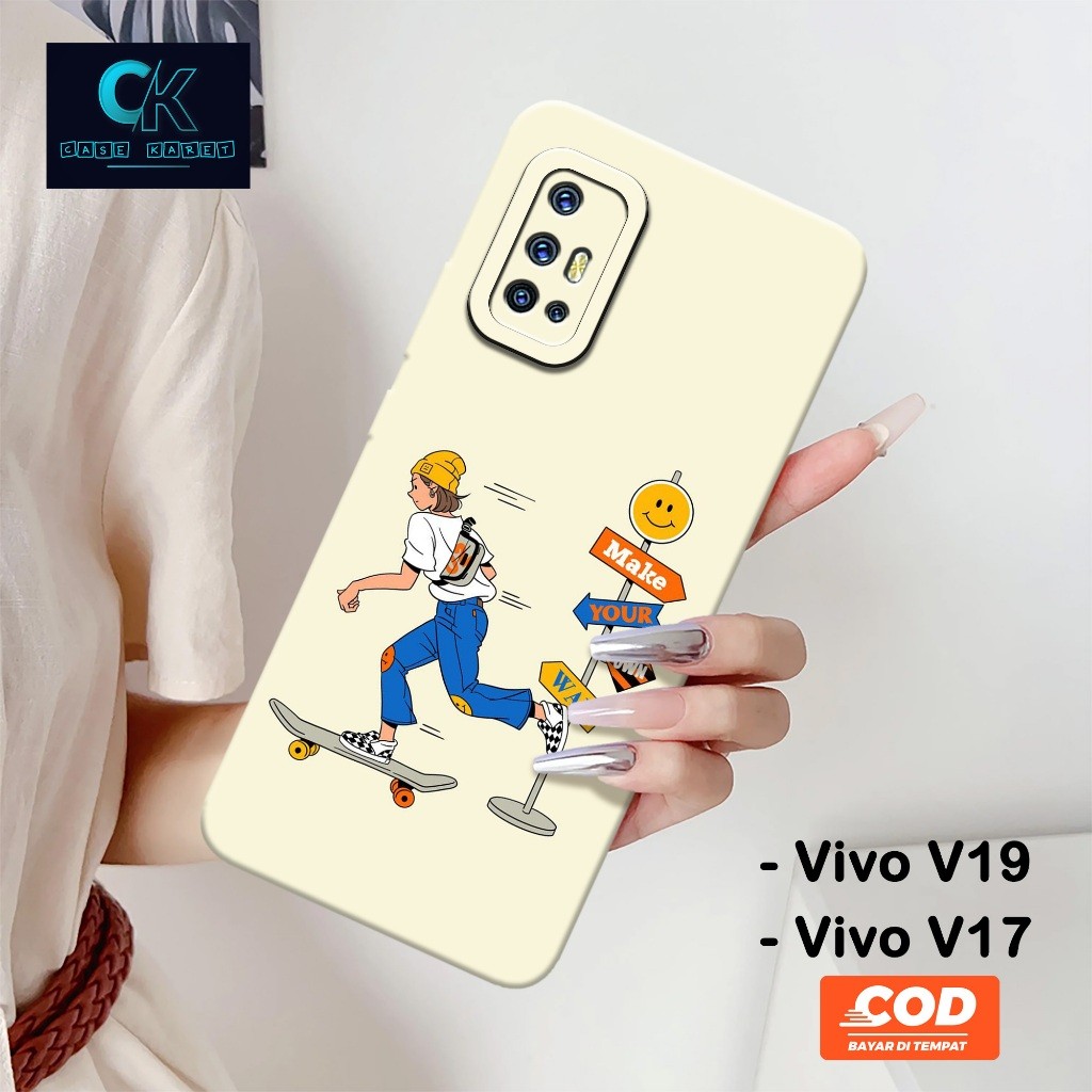 เคส HP ล่าสุด Vivo V19 / V17 - เคสแฟชั่น AESTHETIC - เคสยาง - เคส Vivo V19 / V17 ล่าสุด - เคส Vivo V
