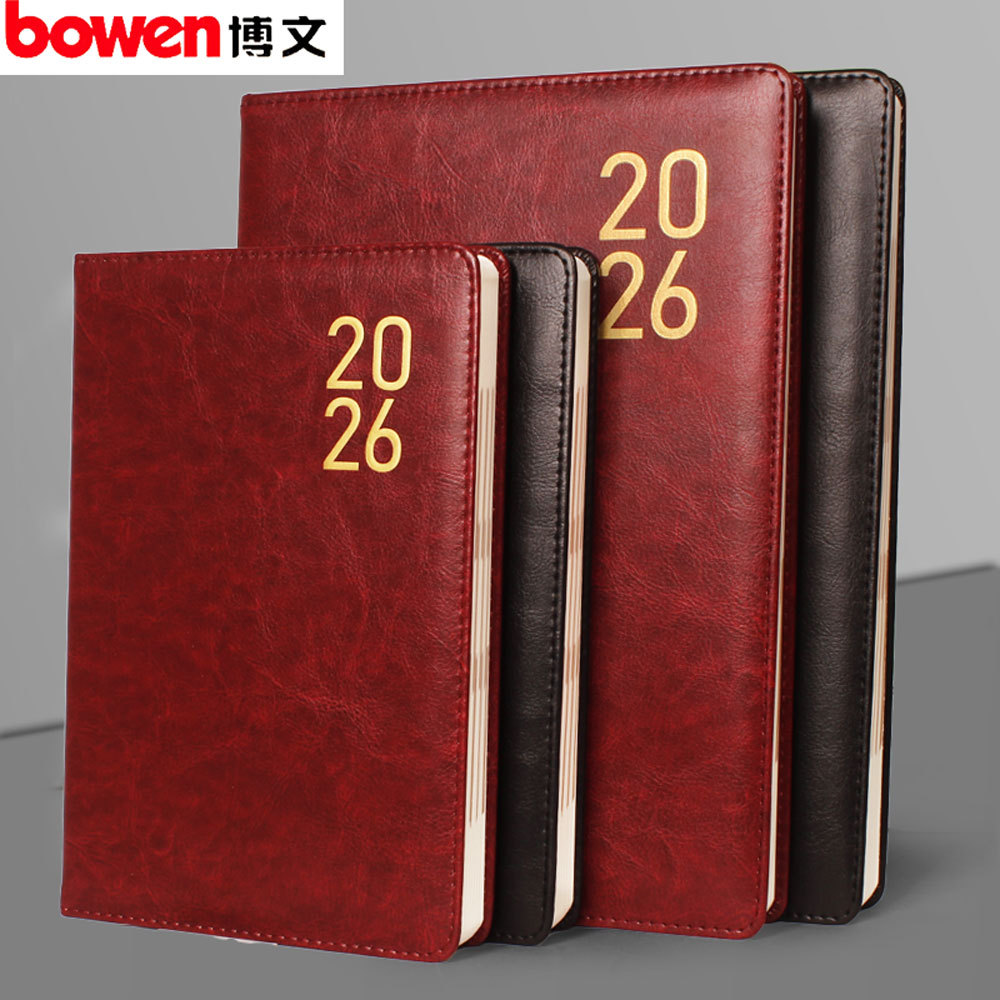 planner planner 2026 Bowen 2026 Work Schedule Book B6 Calendar Notebook Notepad A5 หนึ่งหน้าวัน B5 ค