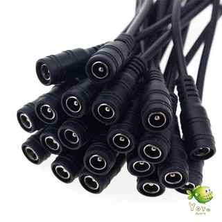 YOYO สายไฟ หัวตัวผู้/หัวฟีเมล DC5521 ขั้วสายไฟ สายไฟมาตรฐาน แข็งแรง ทนทา Power Cable