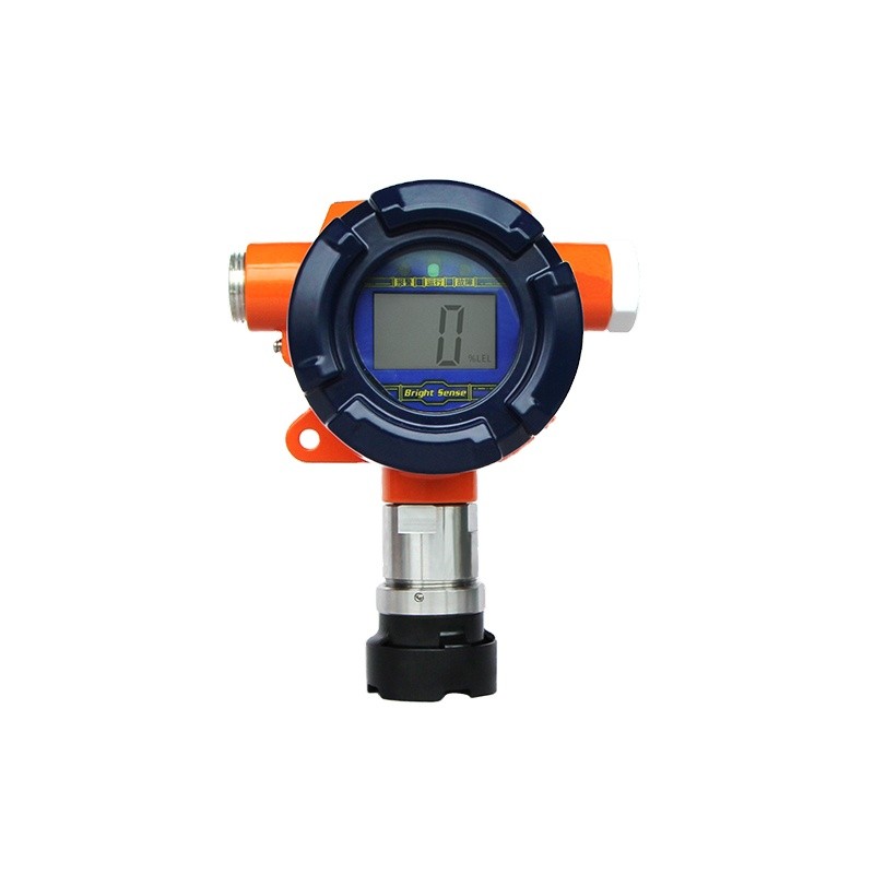 เครื่องตรวจจับก๊าซผู้ผลิตประเภทใหม่ GTQ-BS03 LCD เครื่องตรวจจับก๊าซคงที่เซนเซอร์สําหรับ H2S CH4 LPG 