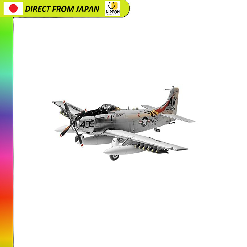 ชุดโมเดลเครื่องบินพลาสติก Tamiya ขนาด 1/48 รุ่น Douglas A-1H Skyraider หมายเลข 61058 ของแท้ แท้ ของส