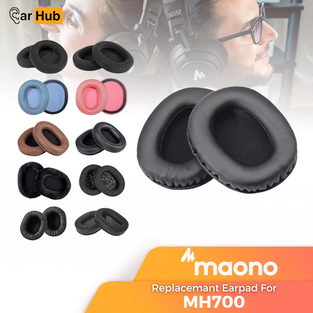 แผ่นรองหูฟังแผ่นรองหูฟัง MAONO MH700 MH 700 MH-700 แผ่นโฟม