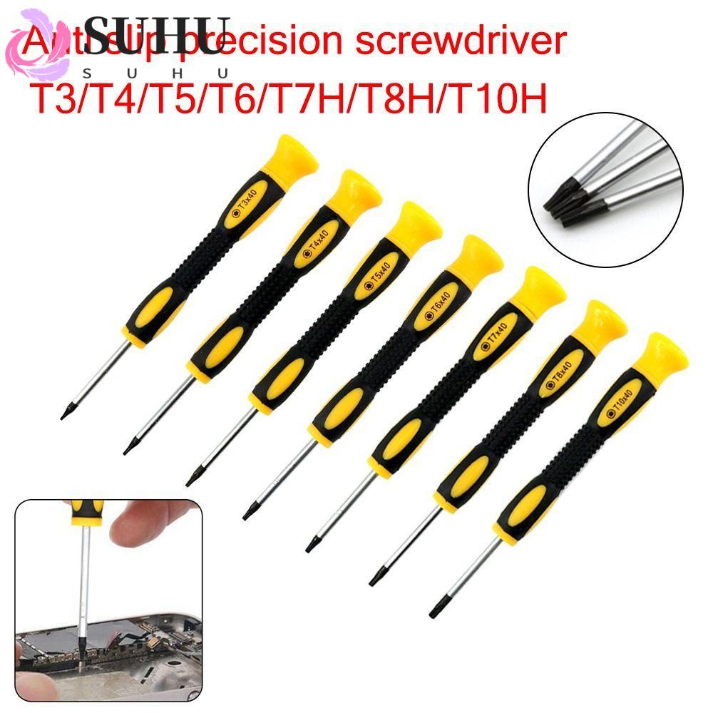 SUHU Torx ไขควง, พลาสติก T3/T4/T5/T6/T7H/T8H/T10H เครื่องมือซ่อมแซมถอดชิ้นส่วน, ใช้งานได้จริงพร้อมเครื่องมือปรับปรุงรูสําหรับ xbox 360, xbox one,ps3,ps4 Home