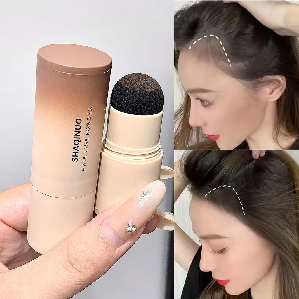 SHAQINUO SHAQINUO Hairline Powder ครีมซ่อมผงเงา Hairline บรรจุการปรับเปลี่ยน Reissue Handy เครื่องมื