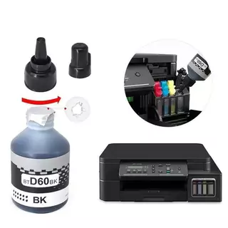 แท้100% Brother หมึก BT-D60BK, BT5000C/M/Y 4สี DCP-T220 T310 T420W T510W T520W T710W T720W T820W T910W（สามารถออกใบเสร็จไ