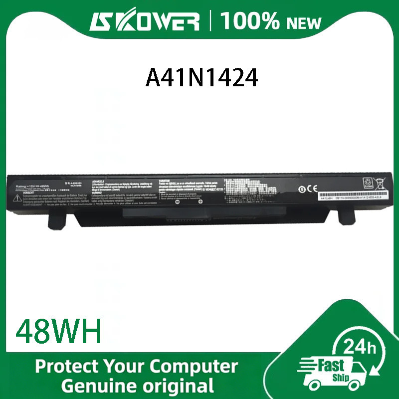 A41N1424 แบตเตอรี่แล็ปท็อปสำหรับ ASUS ROG GL552VW GL552J GL552JX GL552V ZX50J ZX50JX ZX50V ZX50VW GL