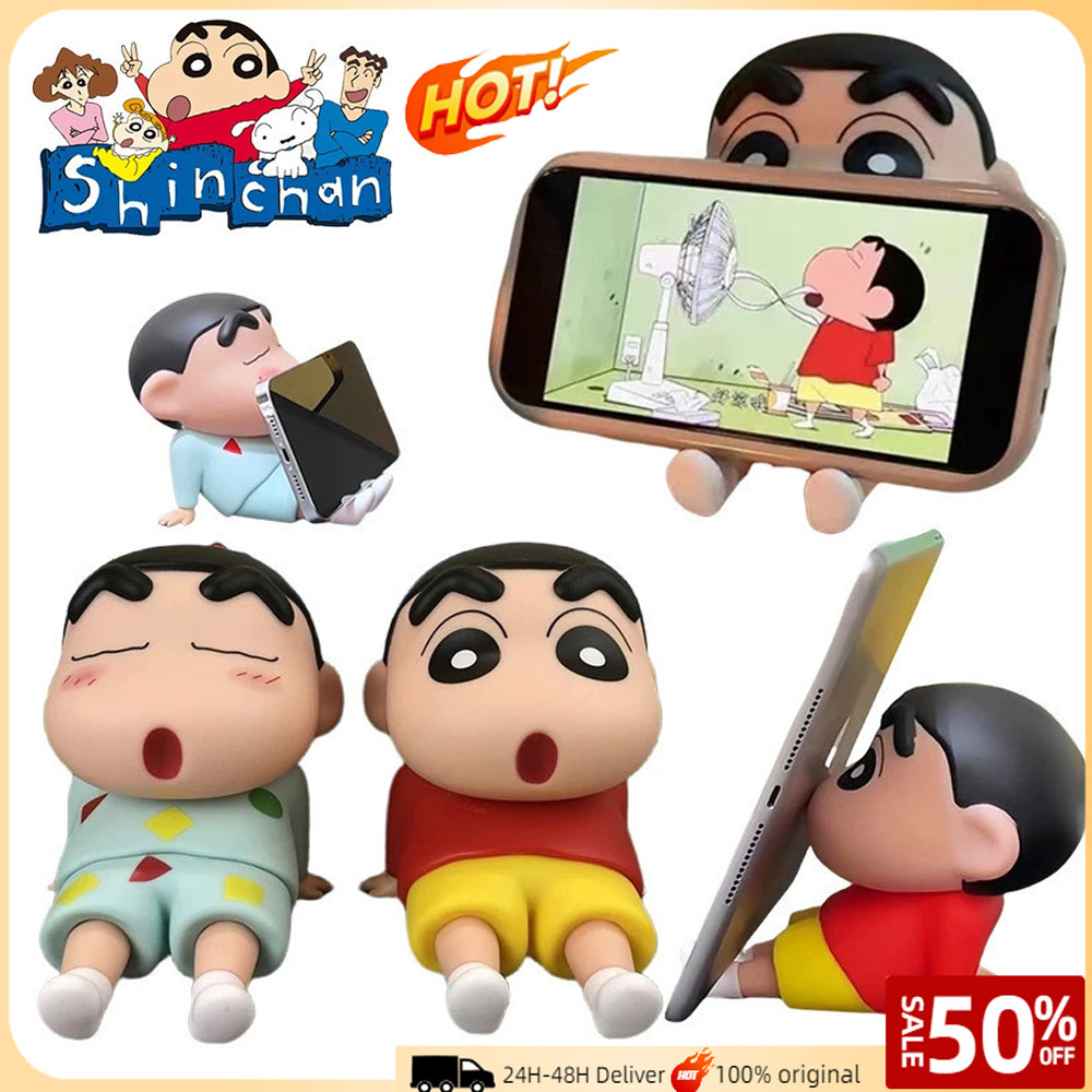 🚀ท้องถิ่น🚀ที่วางโทรศัพท์ Crayon Shin-Chan - ที่วางโทรศัพท์อนิเมะ Kawaii ของขวัญตกแต่งการ์ตูนน่ารัก
