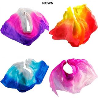 NOWNICE ผ้าคลุมไหล่ผ้าคลุมหน้า, สีไล่ระดับสี Light Texture B…