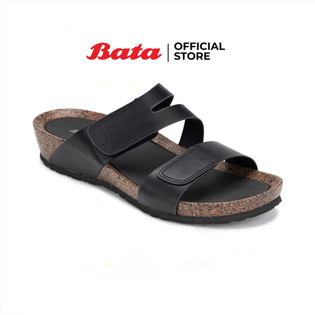 Bata บาจา รองเท้าแตะแฟชั่นแบบสวม สำหรับผู้หญิง รุ่น BLESSYN สีดำ 6316809 สีทอง 6318809