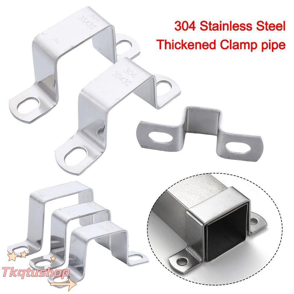 IMIHAN1 Ohm Tube Card, ท่อประปากระชับ Fastening Buckles แคลมป์ท่อหลังม้า, คลิปทนทาน 304 สแตนเลส M-รู