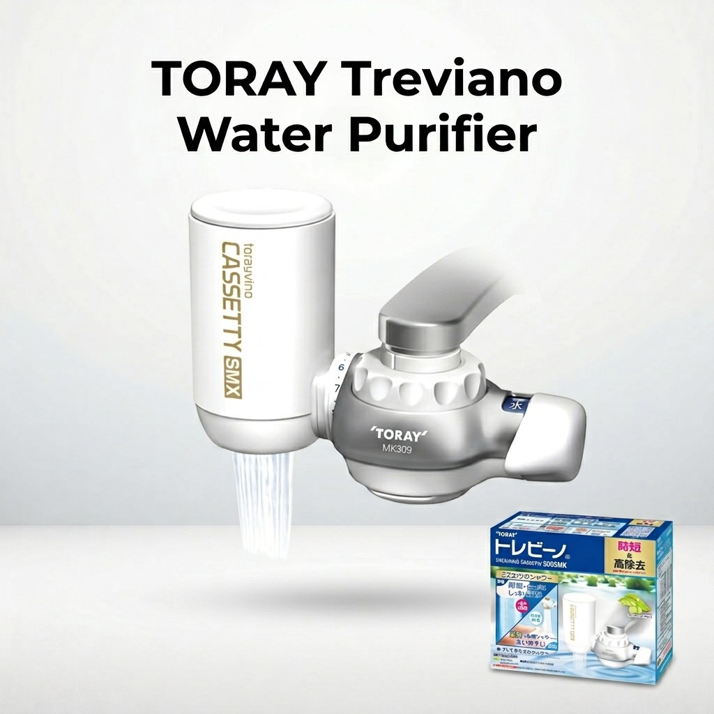 TORAY Torayvino เครื่องกรองน้ำติดตั้งก๊อก รุ่น MK309SMX | TORAY Torayvino Faucet-Direct Water Purifi