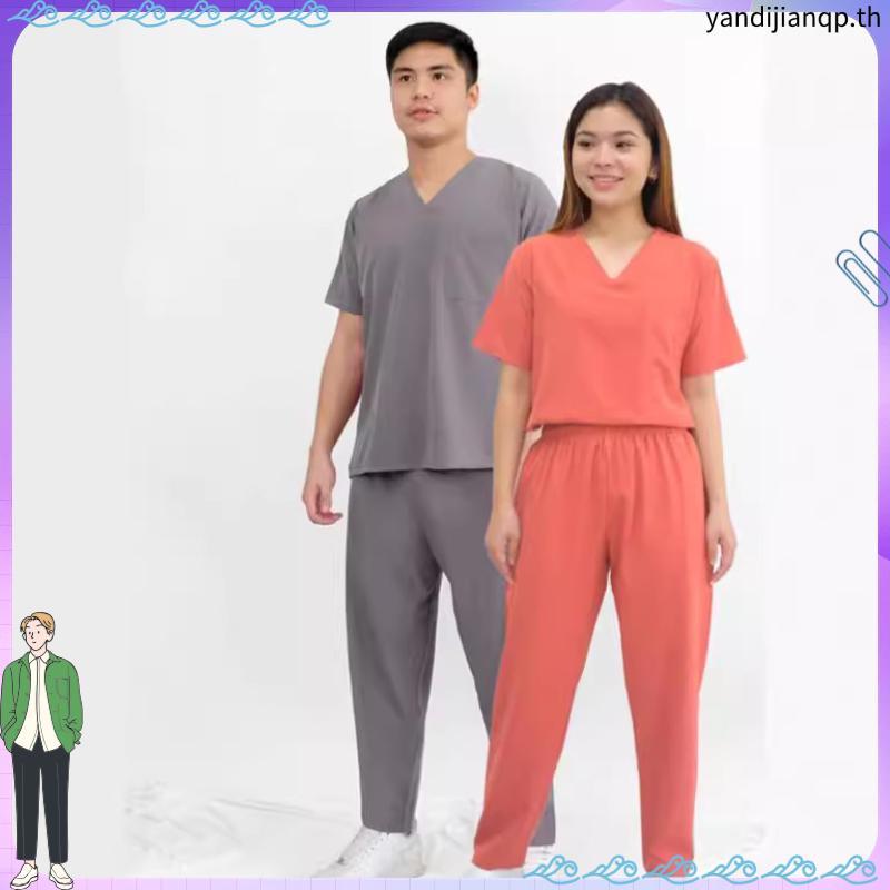 [ไม่ปักชื่อ] GQ Pro MED Women Scrub Premium Collection - เสื้อสครับผู้หญิง ผ้าสะท้อนน้ำ ใส่สบาย ยับย