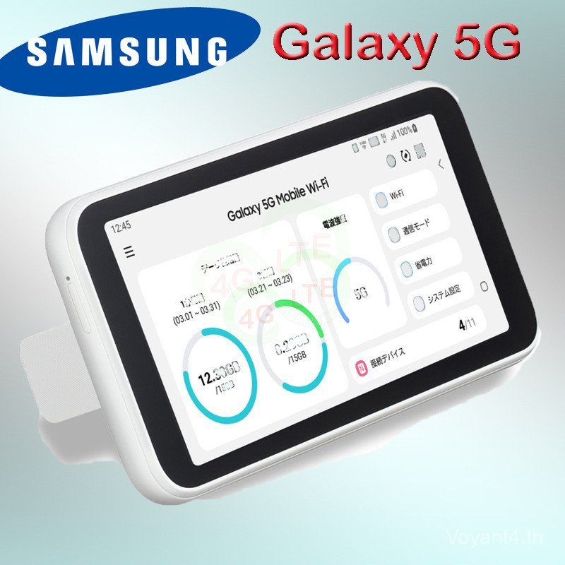 Samsung Galaxy 4G 5G Mobile Wi-Fi SCR01 เราเตอร์ 5g แบบพกพา mu5001 ใช้งานได้