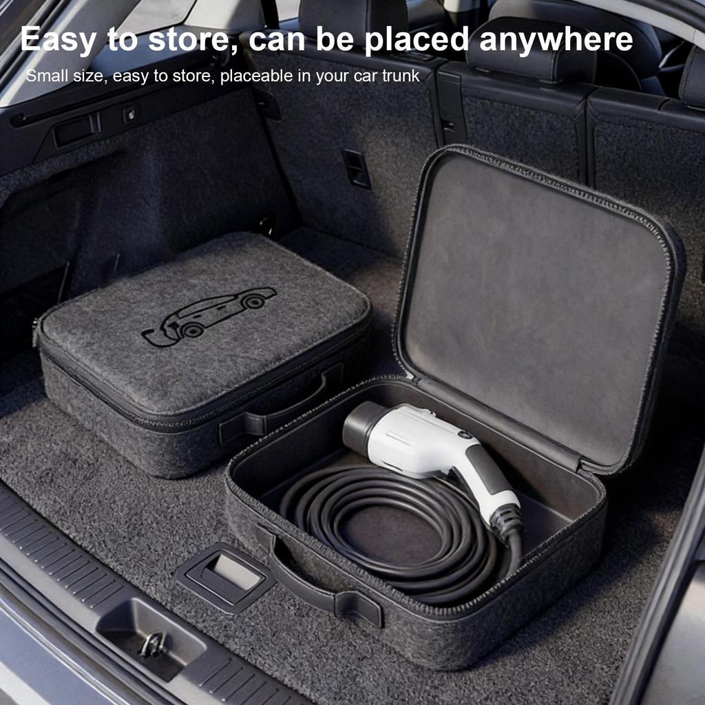 EV Charger กระเป๋าเก็บป้องกันรถยนต์ไฟฟ้าสายชาร์จ Organizer EV Charger Cable Organizer กระเป๋า haoyisth