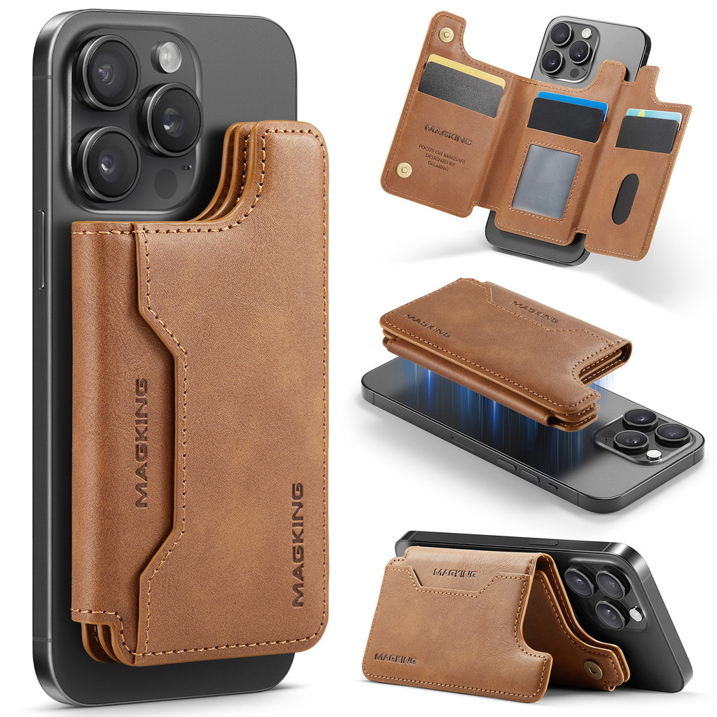 magsafe wallet wallet men K3 Card Holder เหมาะสําหรับ IPhone16 Pro Max ลด 30% MagSafe Magnetic Card 