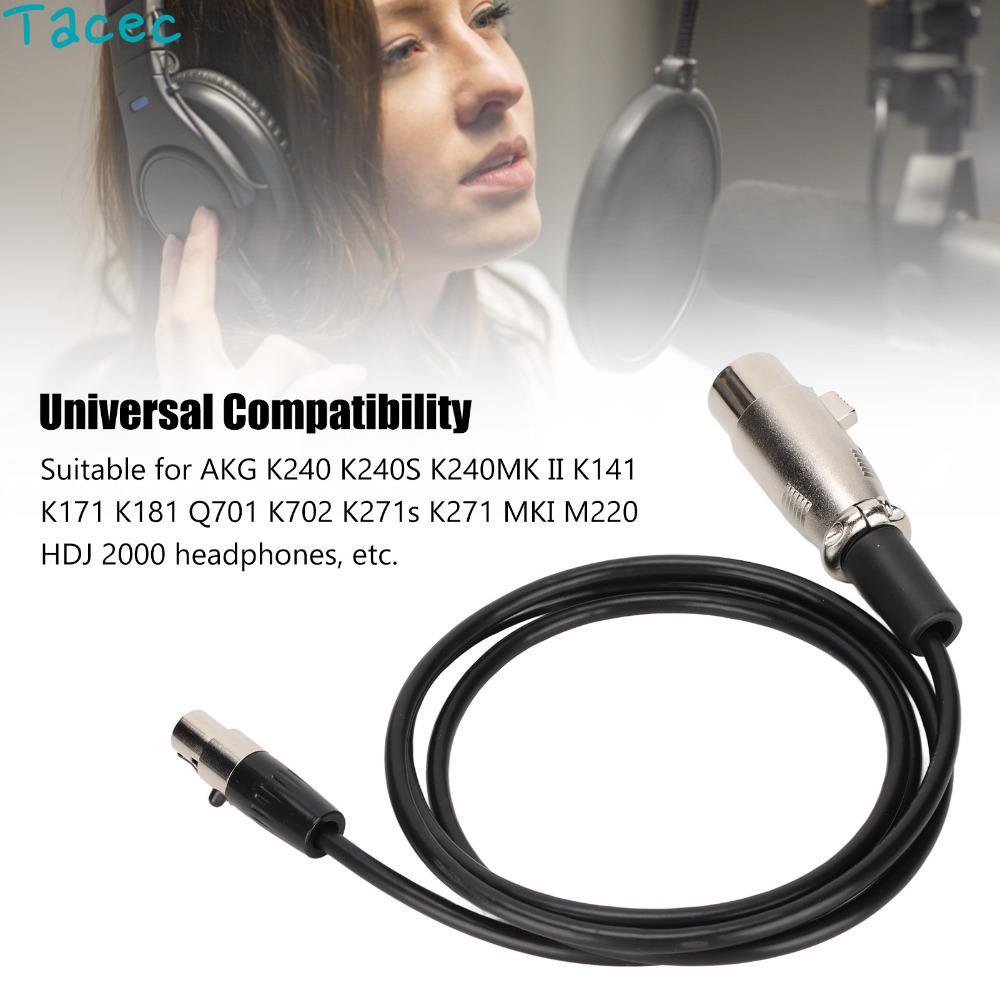 ANAMA XLR หญิง Mini XLR หญิง, 1 เมตร / 3.3 ฟุต Plug and Play สาย XLR, 3 ขาไมโครโฟนสําหรับ AKG K240 K