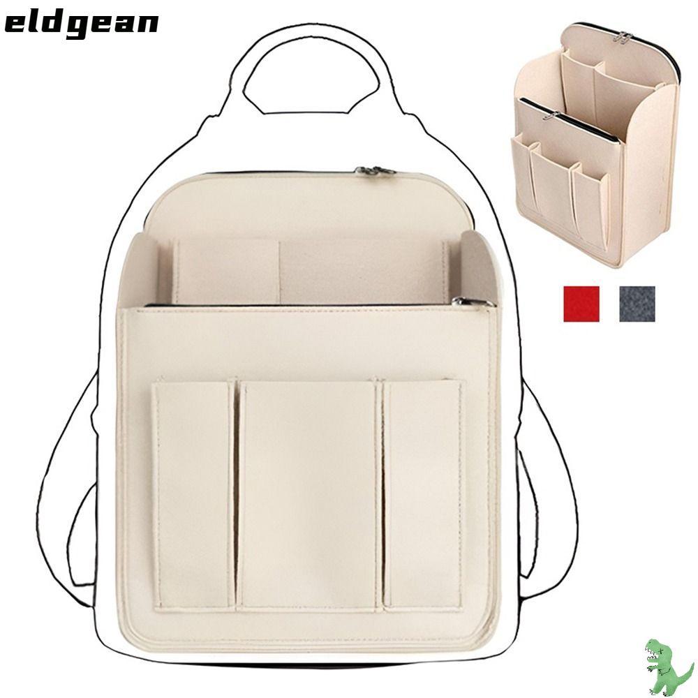 ELDGEAN กระเป๋าเป้สะพายหลัง พกพาสะดวก ภายในมีช่องเยอะ ความจุมาก สักหลาดสำหรับ Longchamp