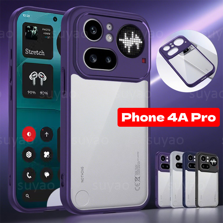 สําหรับ Nothing Phone 4A Pro 4APro 2026 เคสโทรศัพท์เคลือบโปร่งใสปลอกซิลิโคน Phone4APro Phone4A Nothi