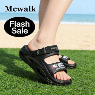 MCWALK EVA รองเท้าแตะ ยูนิเซ็กซ์ แผ่นรองเท้าถอดได้ รองอุ้งเท…