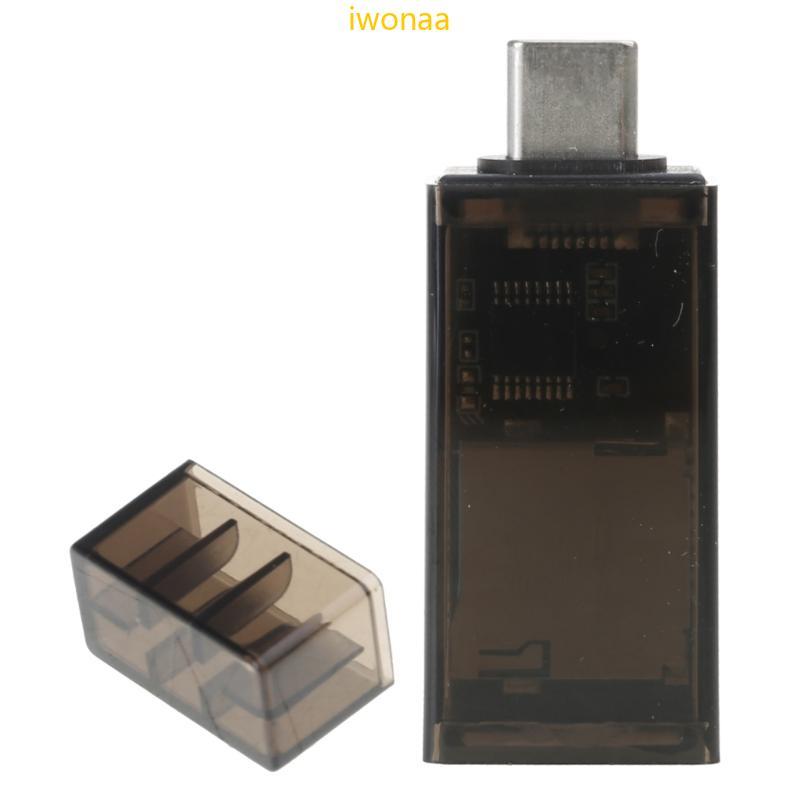 Iwo เครื่องอ่านการ์ดหน่วยความจํา USB C ความเร็วสูงต้องการรองรับ UHS-I UHS-II