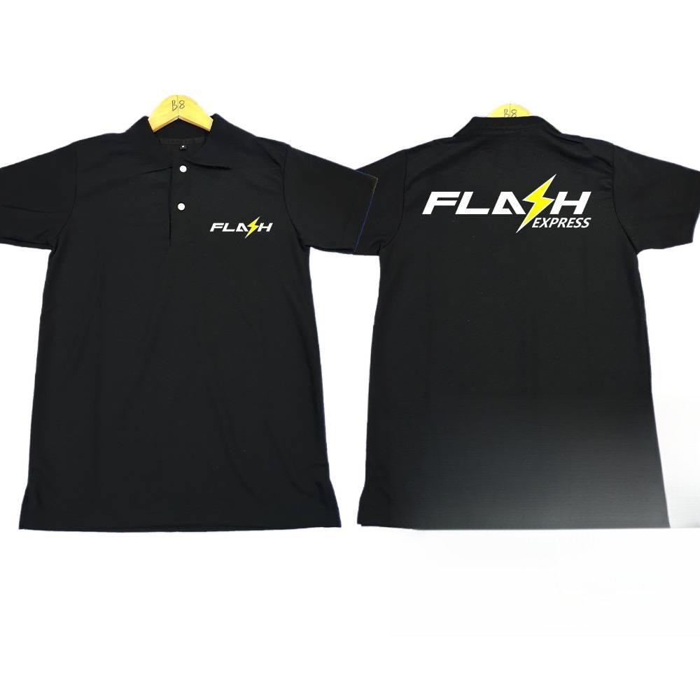 【polo】 เสื้อโปโล FLASH Express แฟลช เอ็กเพรส เสื้อคอปก ผ้าดี หนานุ่ม ใส่สบาย งานดีแน่นอน รับประกัน