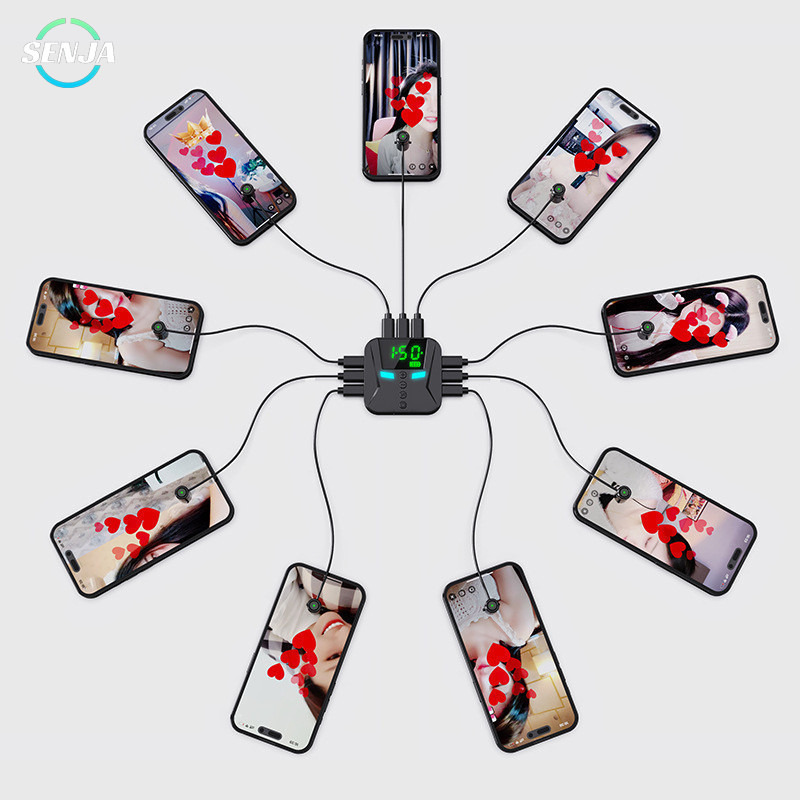 LAYER HP Auto Clicker มัลติฟังก์ชั่น 1/2/4/8 หัว | เครื่องมือแตะหน้าจออัตโนมัติสําหรับการถ่ายทอดสด T