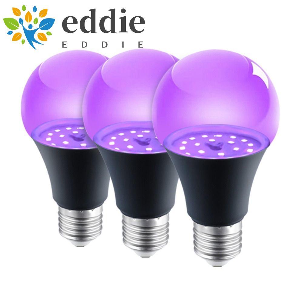 EDIE UV Purple Bulb, 10W 85-265V Aluminium Purple Black Light Bulb, Portable E26/E27 Spiral 360 Glow