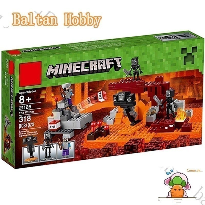 DADA Hobby DH8Y เข้ากันได้กับ /Minecraft/The Wither/21206/18004/10469/บล็อกตัวต่อ/ของเล่น EQ1