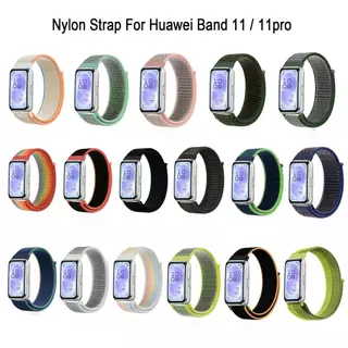 สายรัดไนลอนสําหรับ Huawei Band 11 / 11 Pro สายรัดข้อมือแบบปลดเร็วสําหรับ Huawei Band 10 9 8 Soft Breathable Replacement Band