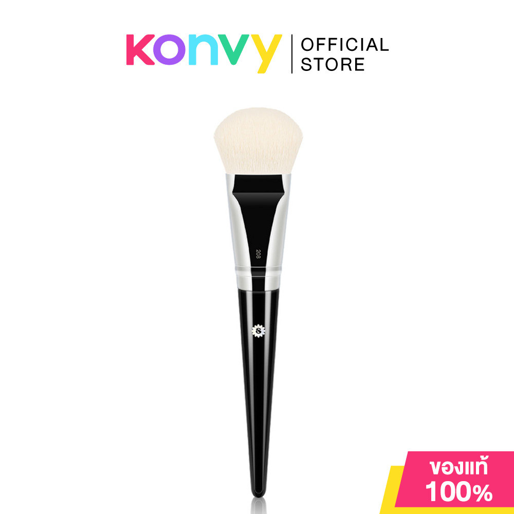 SUPERMOM Slope Foundation Brush 1pc #208 ซุปเปอร์มัม แปรงลงรองพื้นทรงสโลป.