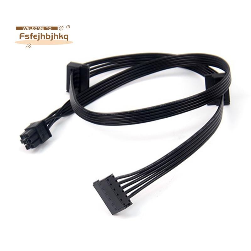 [fsfejhbjhkq]1 ชิ้น GPU PCI Express 6Pin ชาย 1 ถึง 3 SSD สายไฟสําหรับ CX850M CX750M CX600M CX500M CX