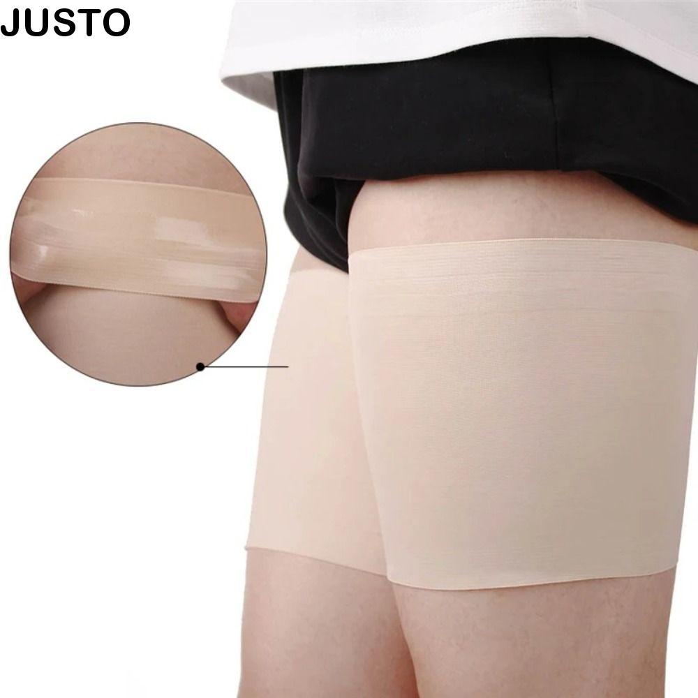 JUSTO ปลอกต้นขา ยืดหยุ่น ป้องกันการเสียดสี และลดแรงเสียดทาน เหมาะสำหรับออกกำลังกาย