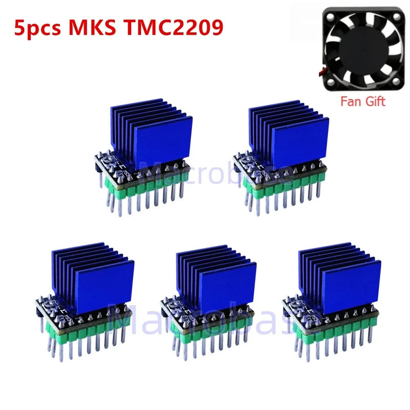 MKS TMC2209 stepper driver TMC 2209 Nema17 เครื่องยนต์ stepper drive โหมด uart 3d ชิ้นส่วนเครื่องพิม