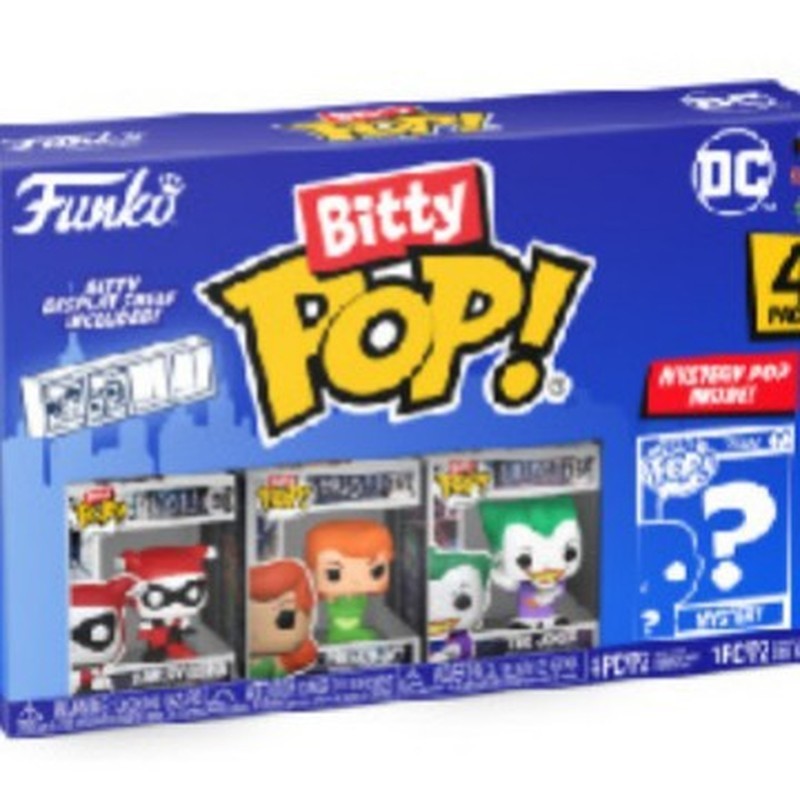 ของแท้ Mini Doll Series : DC-Harley Quinn ชุดของขวัญเซอร์ไพรส์ 4 ชิ้น F