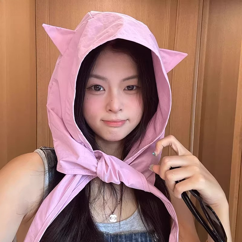 หมวกกีฬากันแดดสไตล์เกาหลีปีศาจน้อย พร้อมสายรัด แห้งไว รูปที่ 4