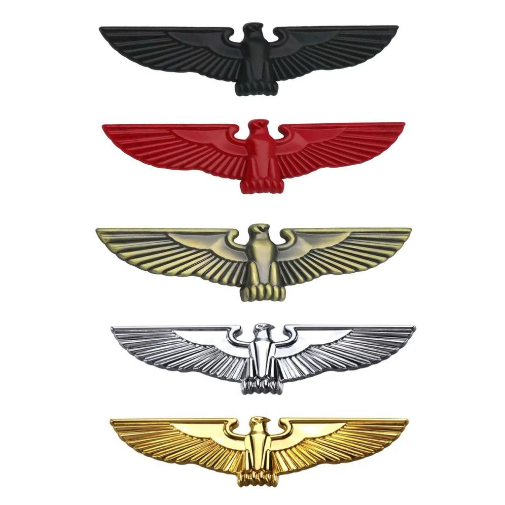 เกมบัลลังก์ Dahong Spread Wings 3D โลหะ Eagle Totem โลโก้รถรถสติกเกอร์ 3D ที่ไม่ซ้ํากัน Creative Hig