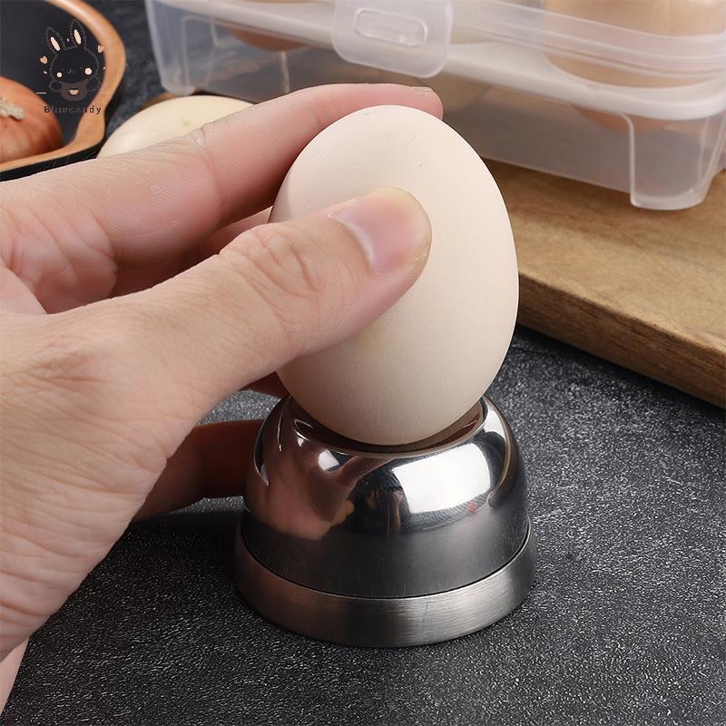 [Bluecandy] Egg Piercer สําหรับไข่ดิบสแตนเลสเข็มไข่หมัดไข่โป๊กเกอร์สแตนเลสเข็มไข่เจาะรูสําหรับปอกง่ายใหม่