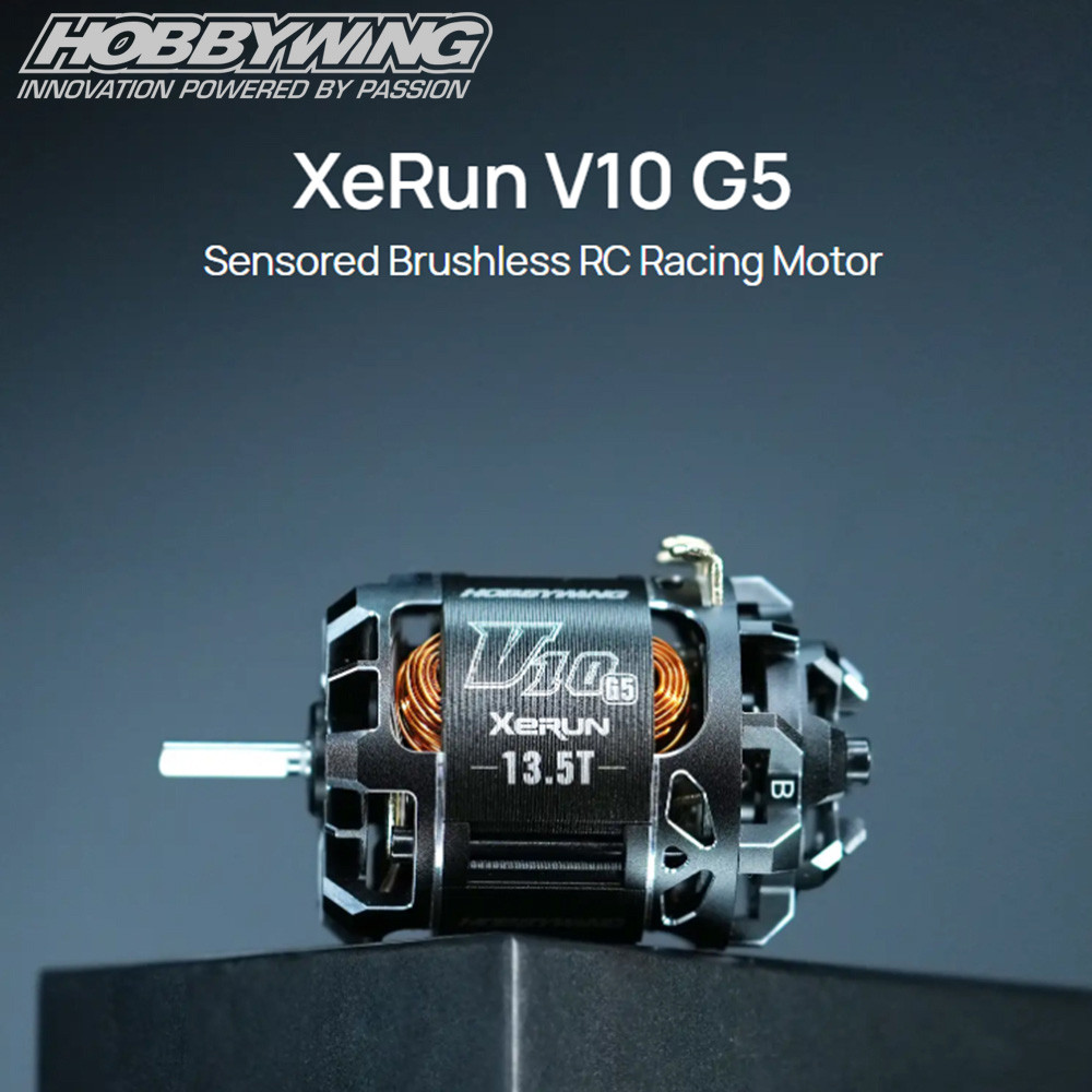 HOBBYWING XERUN V10 G5 13.5T Sensored มอเตอร์ไร้แปรงสําหรับ 1/10 RC รุ่นรถ Racing อุปกรณ์เสริม