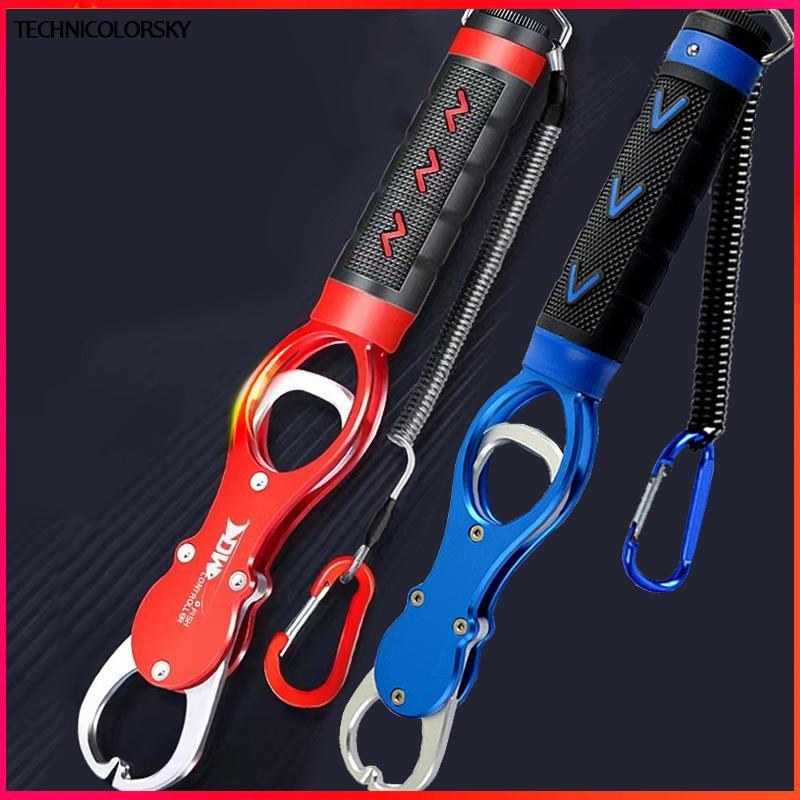 Technicolorsky Fishing Gripper เครื่องมือจับปลากันสนิม พร้อมเครื่องชั่งน้ำหนัก สำหรับผู้ที่ชื่นชอบกา